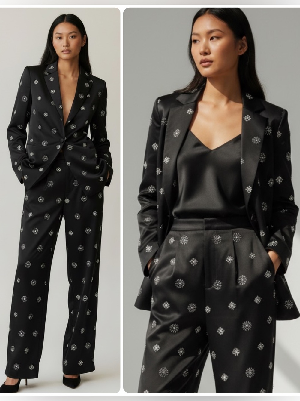 Ramy Brook Embellished Makayla Pants & Willa Blazer Jacket Match SET NWT $1690
